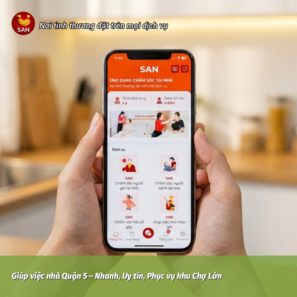 Giúp việc nhà Quận 5