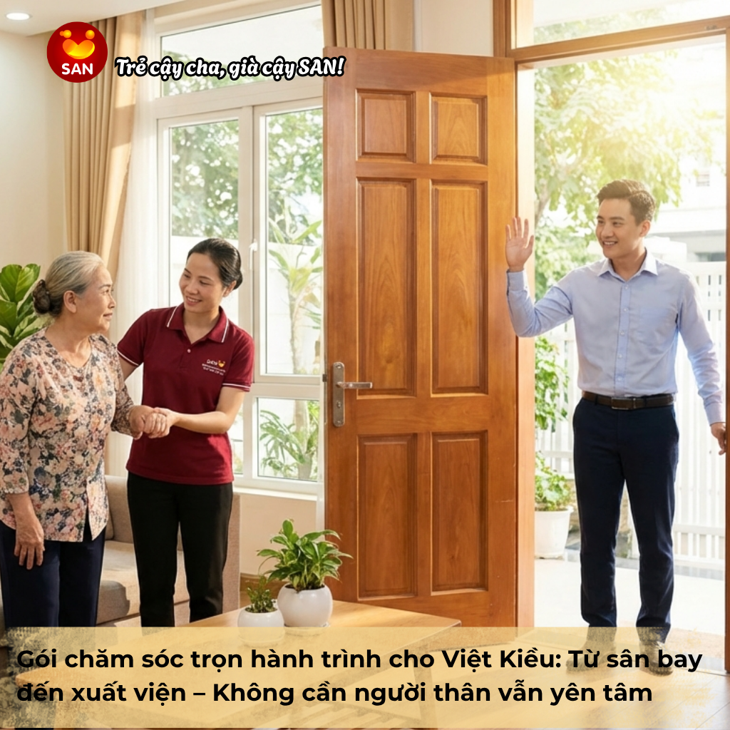 Gói chăm sóc trọn hành trình cho Việt Kiều_ Từ sân bay đến xuất viện – Không cần người thân vẫn yên tâm