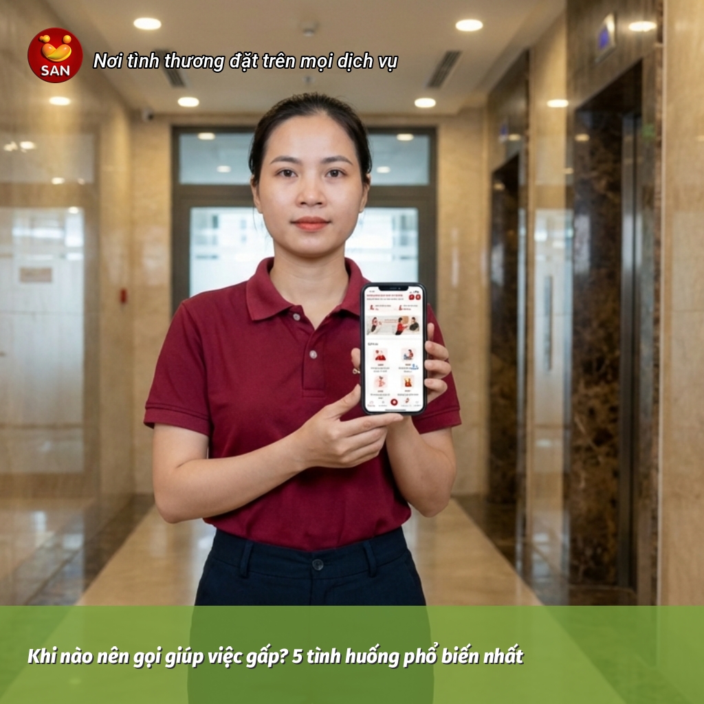 gọi giúp việc gấp