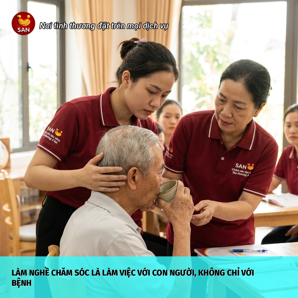 làm nghề chăm sóc