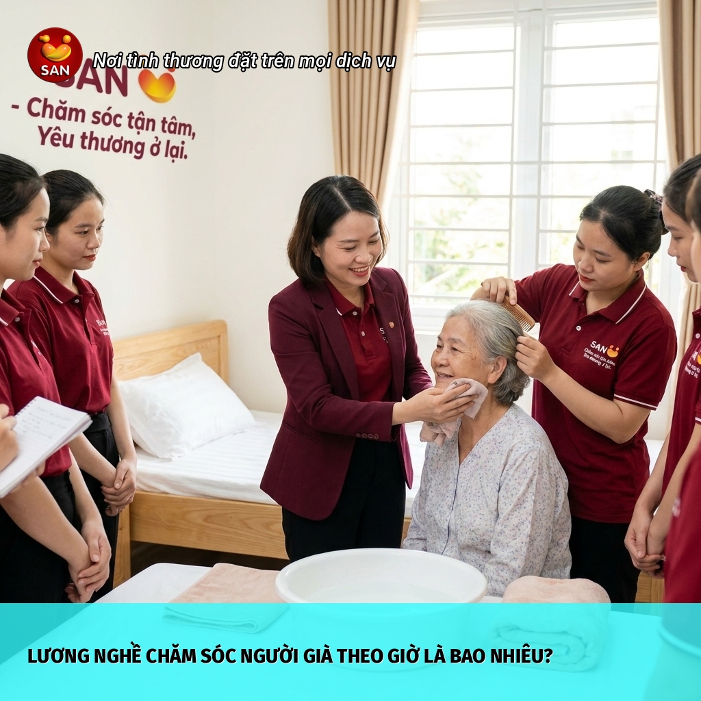 LƯƠNG NGHỀ CHĂM SÓC NGƯỜI GIÀ THEO GIỜ