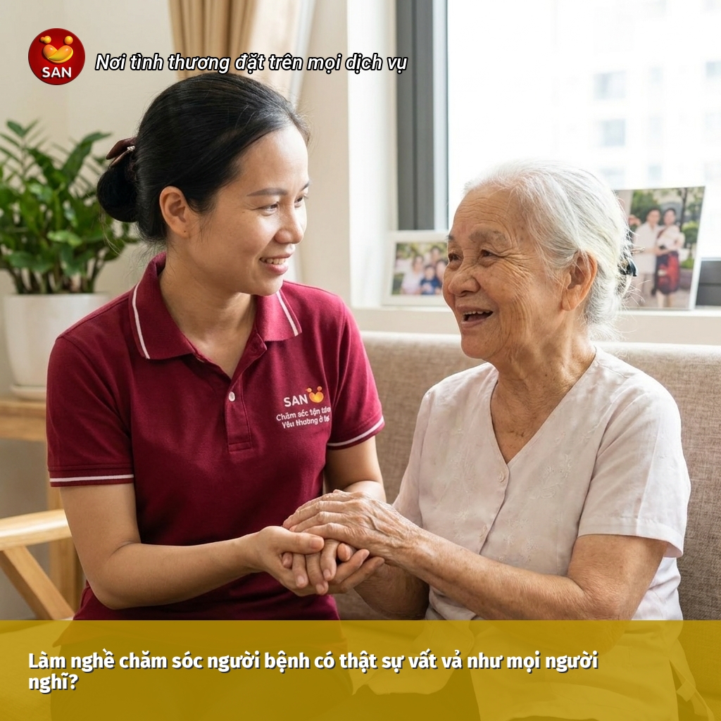 Làm nghề chăm sóc người bệnh