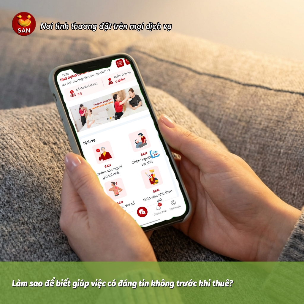 giúp việc có đáng tin không