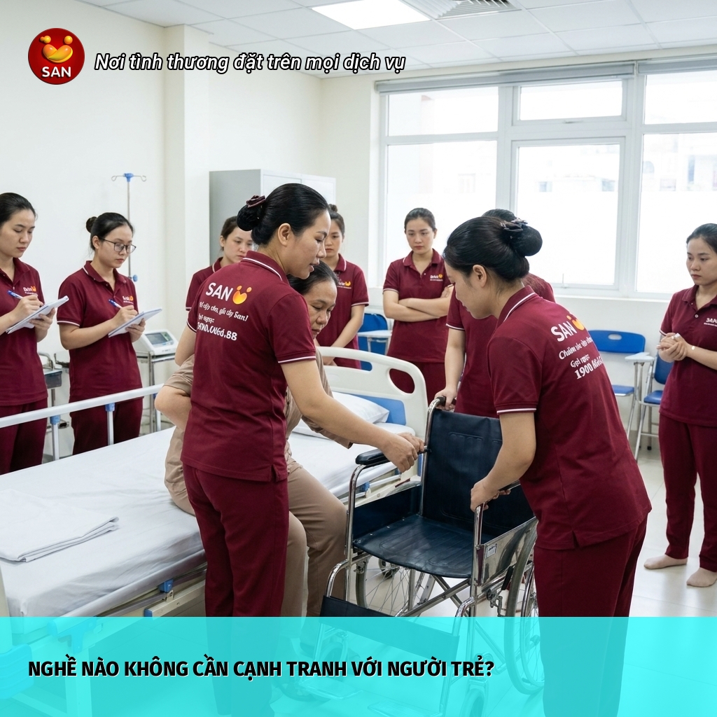 nghề không cần cạnh tranh với người trẻ