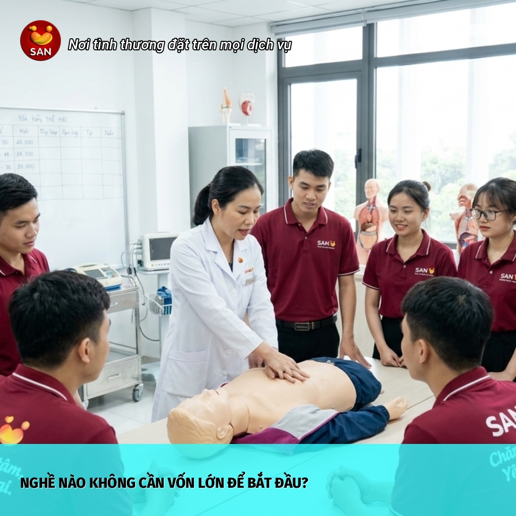 nghề không cần vốn lớn