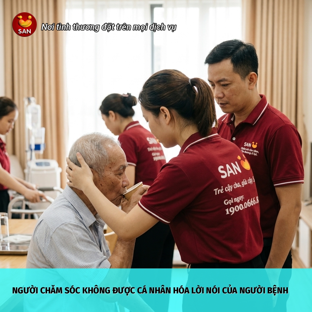 người chăm sóc không cá nhân hóa