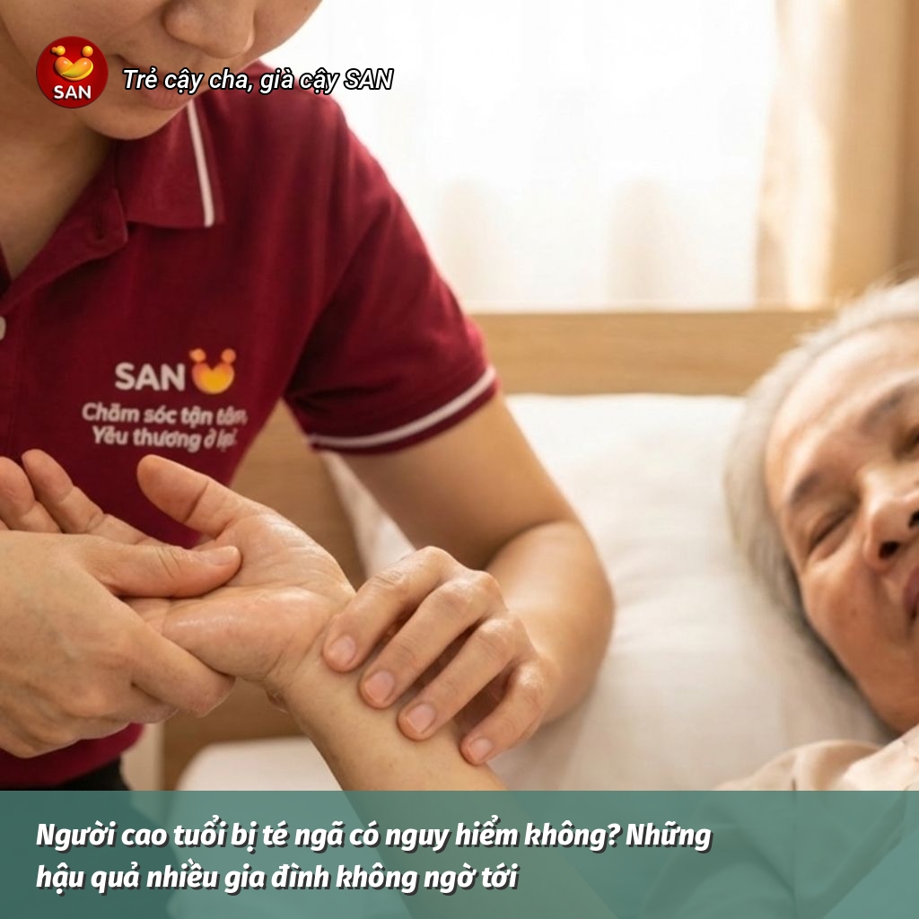 người cao tuổi bị té ngã
