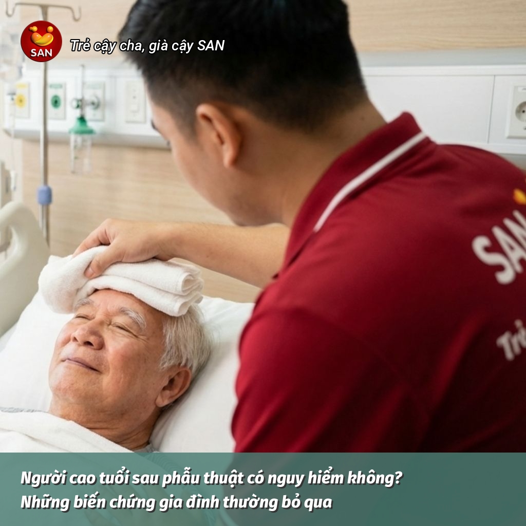 Elderly people after surgery