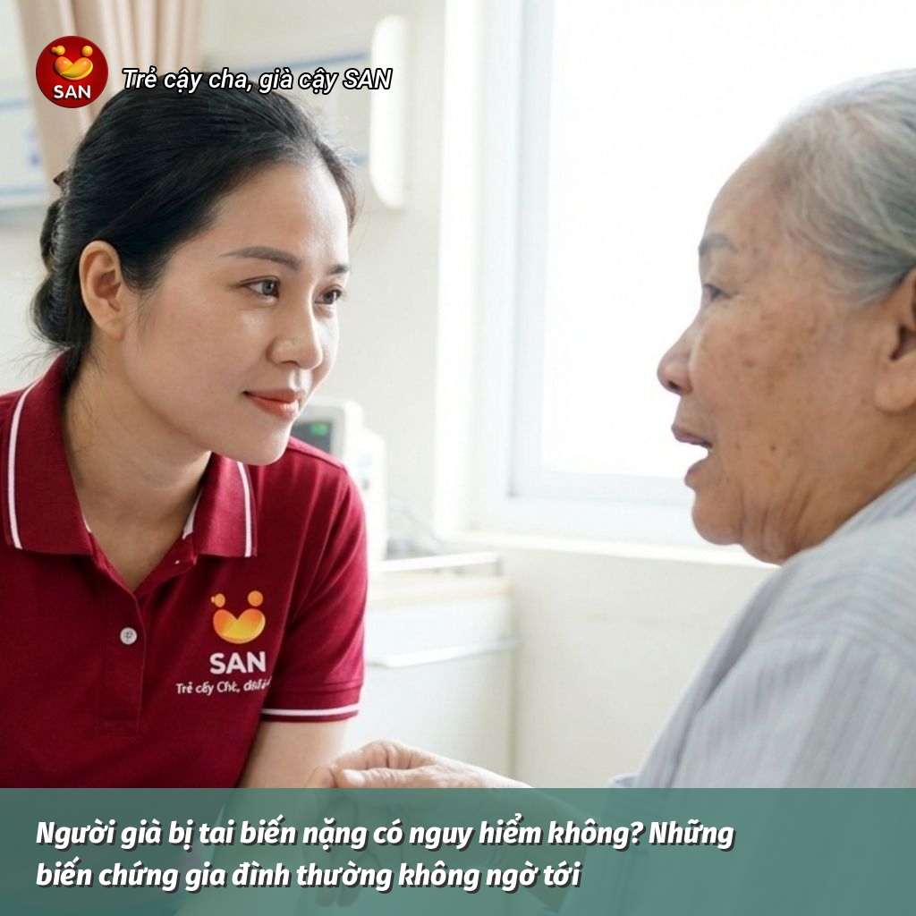 người già bị tai biến nặng