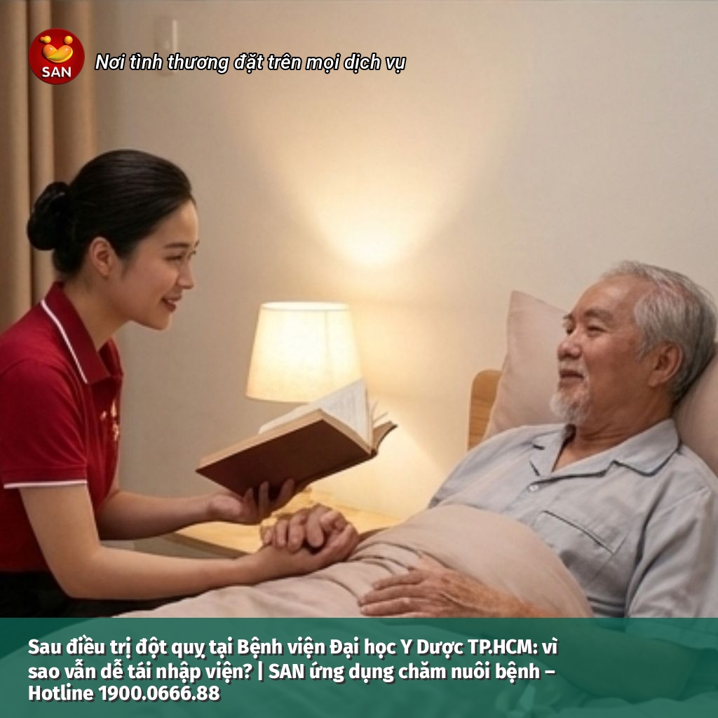 Sau điều trị đột quỵ tại Bệnh viện