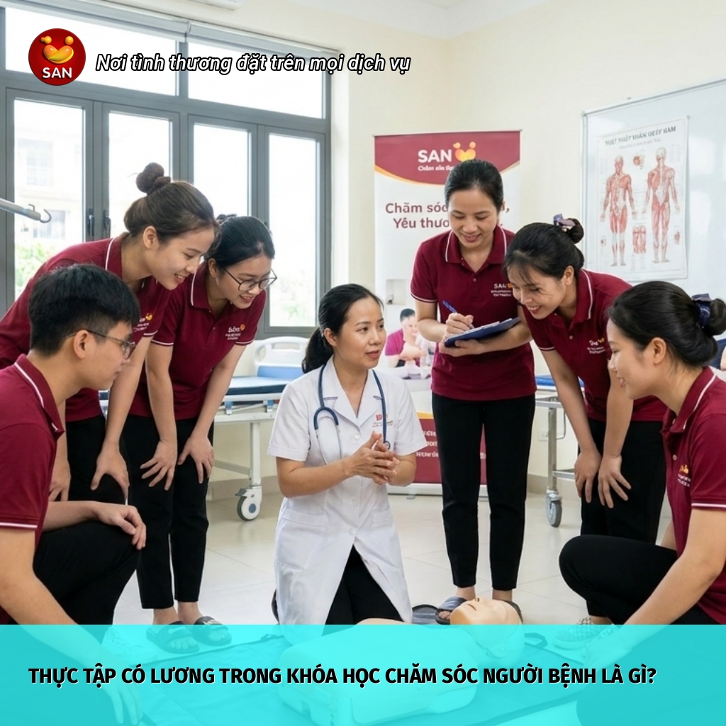 thực tập có lương chăm sóc người bệnh