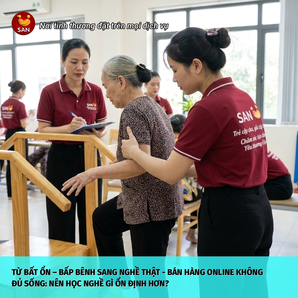 bất ổn bấp bênh sang nghề thật