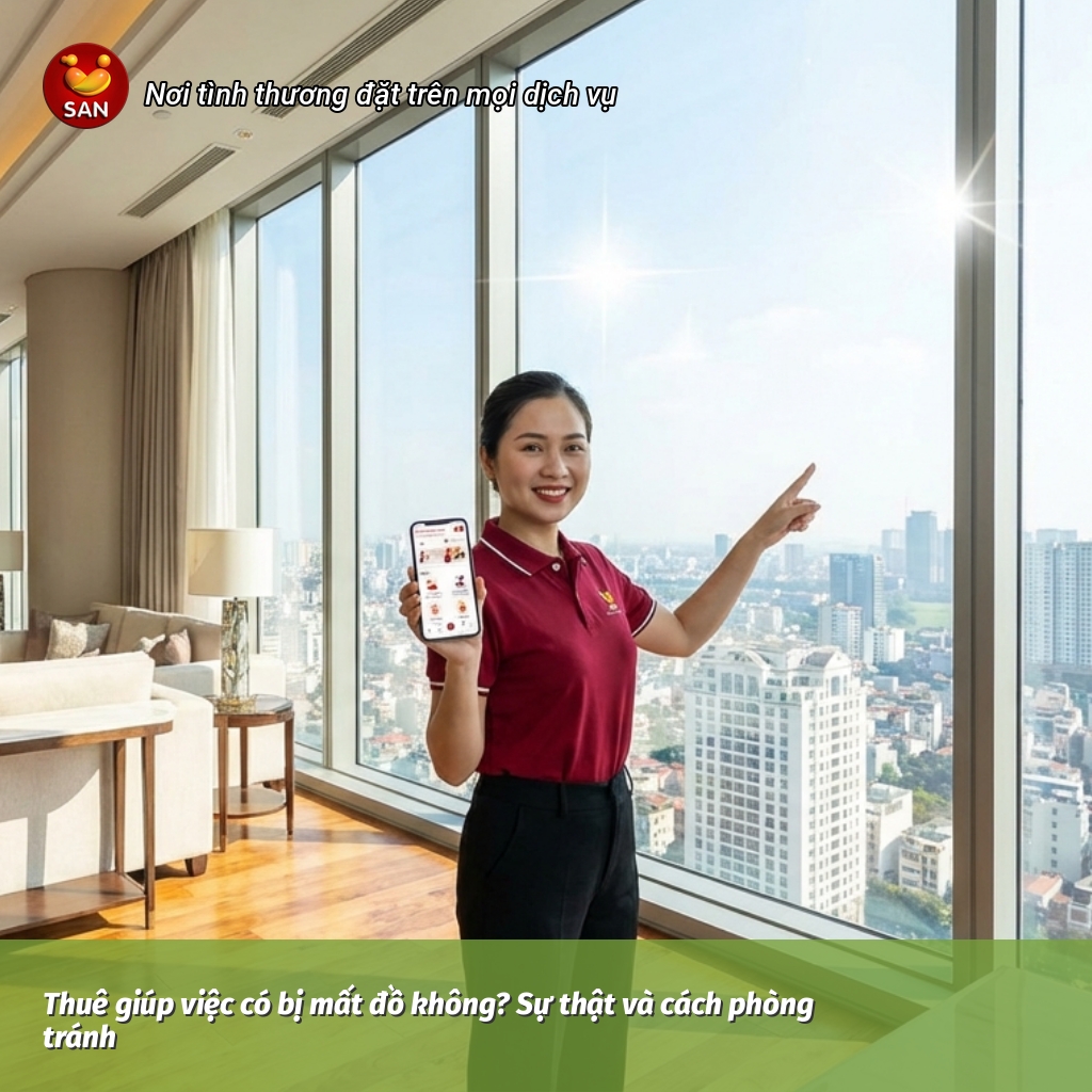 Thuê giúp việc có bị mất đồ