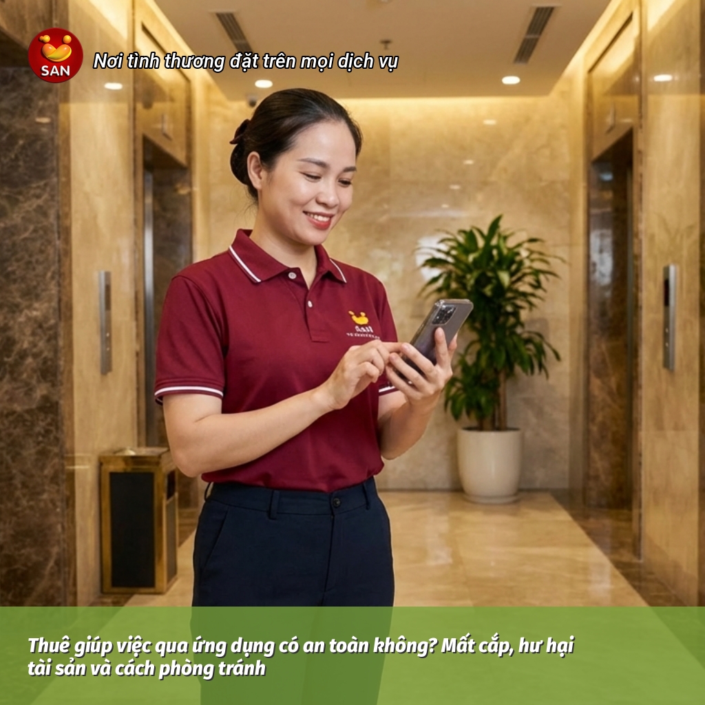 thuê giúp việc qua ứng dụng