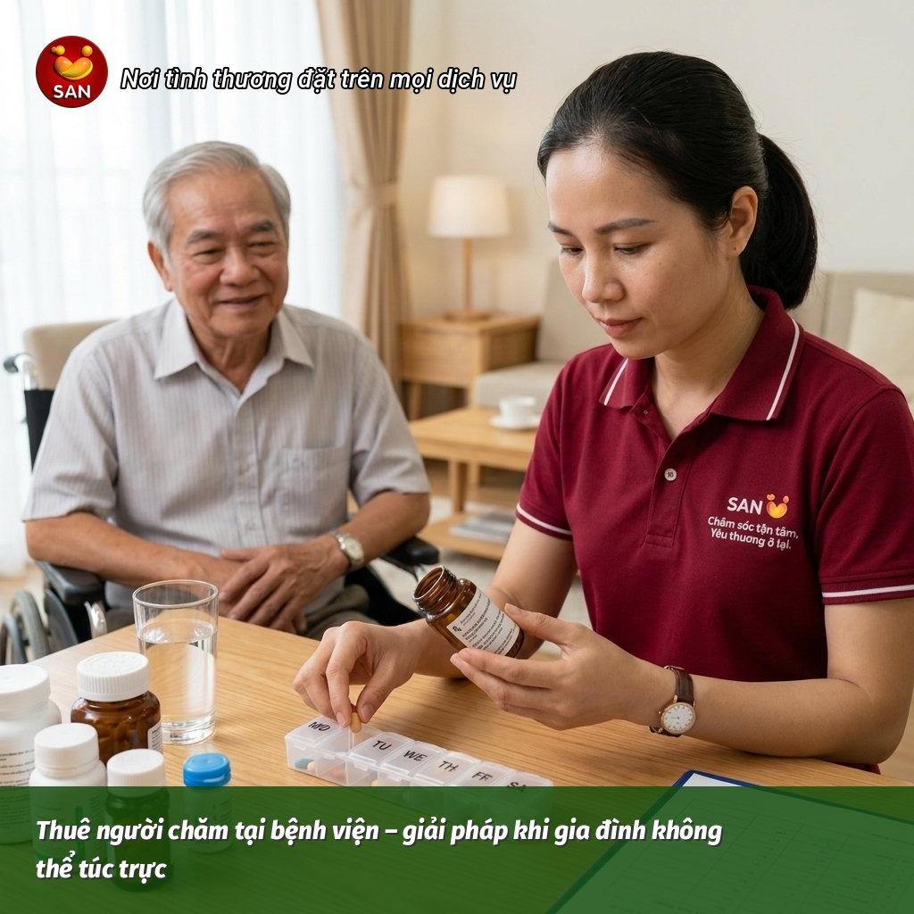 Thuê người chăm tại bệnh viện