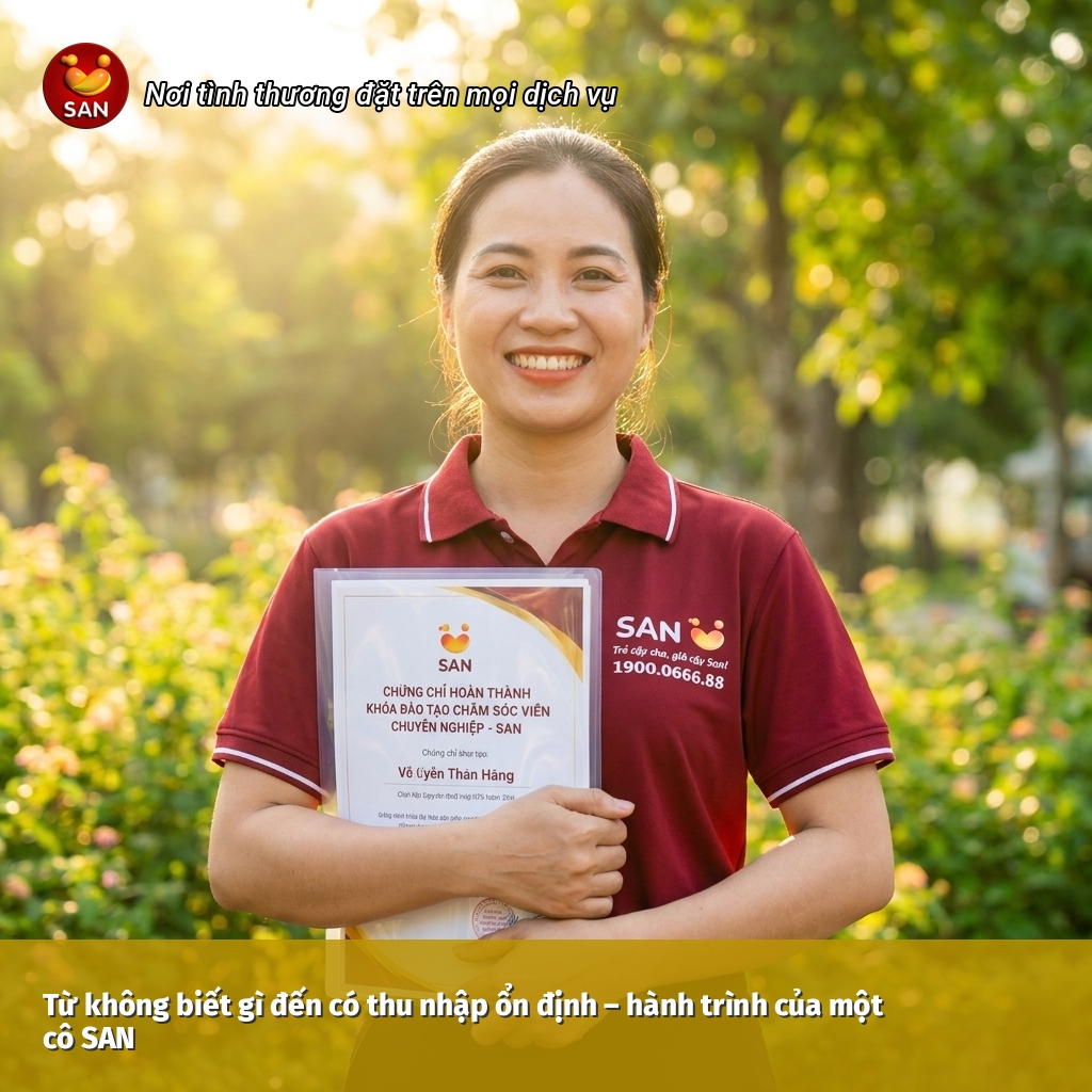 hành trình của một cô SAN