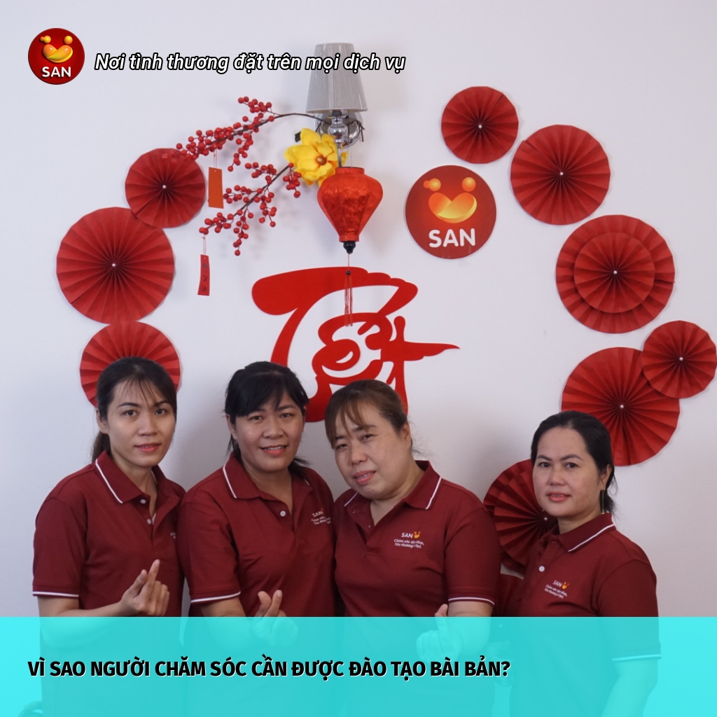 người chăm sóc cần được đào tạo