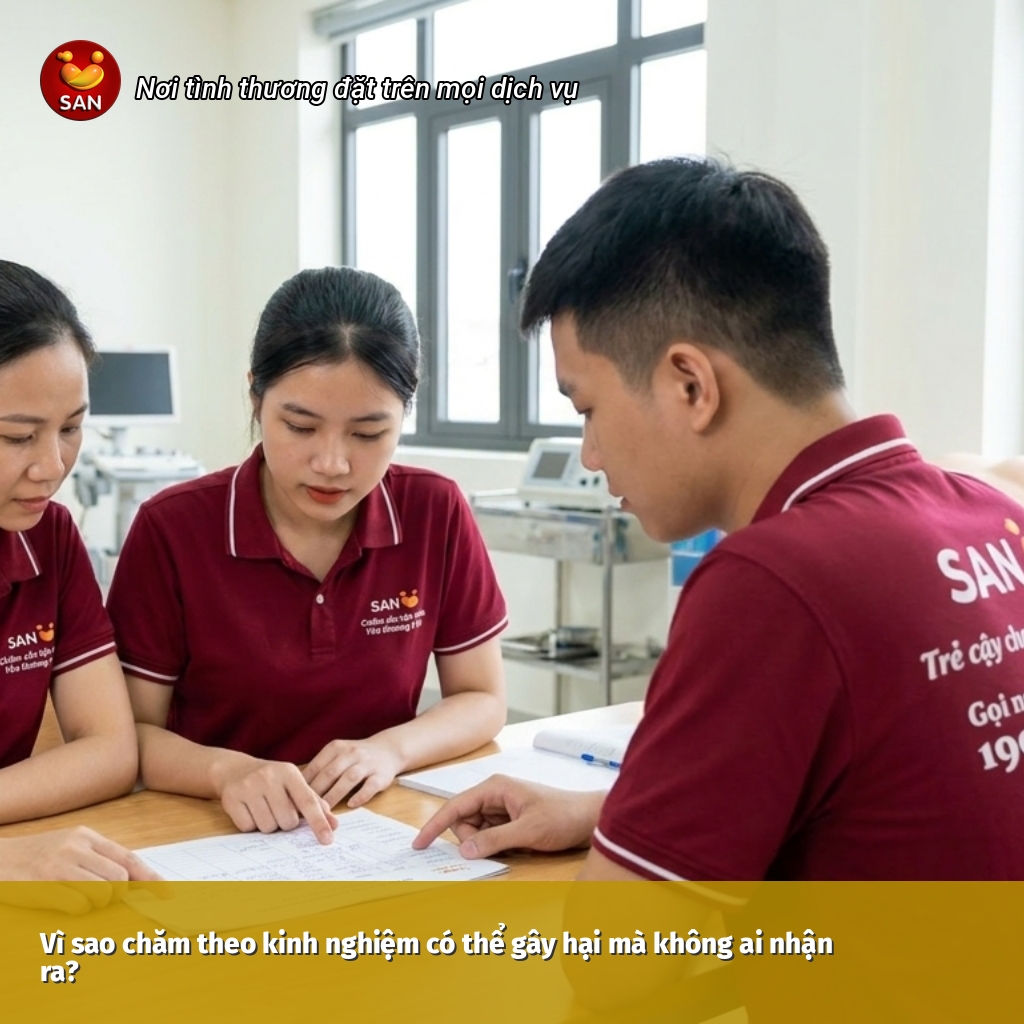 chăm theo kinh nghiệm gây hại