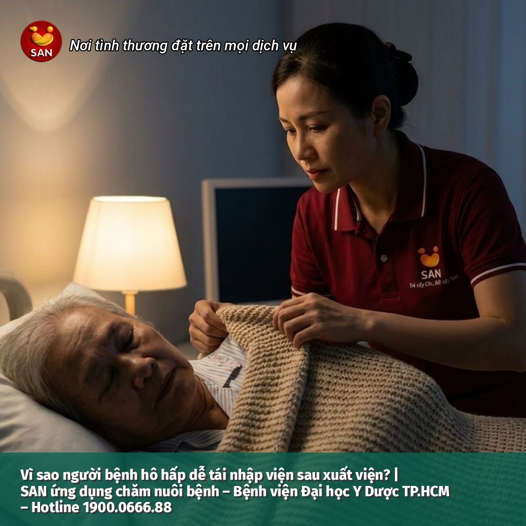 người bệnh hô hấp tái nhập viện
