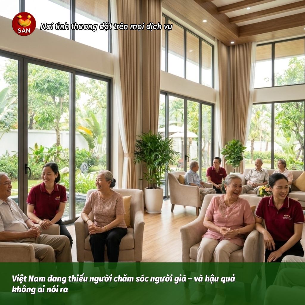 shortage of caregivers for the elderly.