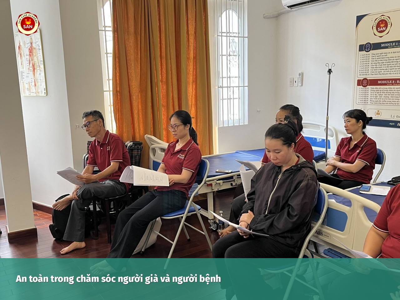 an toàn chăm sóc người già người bệnh