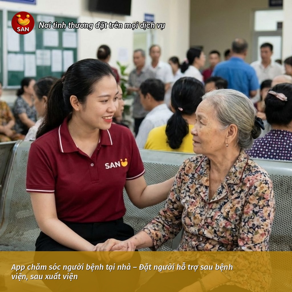 App chăm sóc người bệnh tại nhà