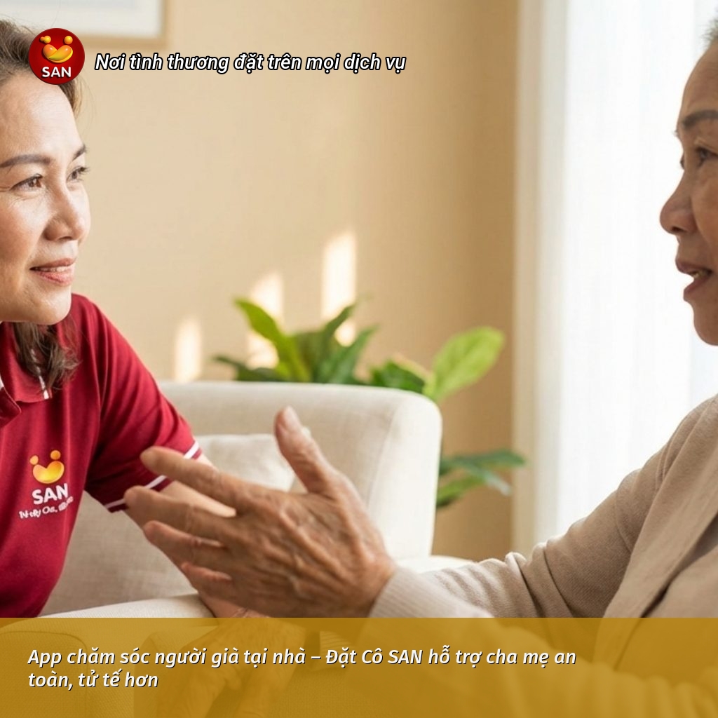 App chăm sóc người già tại nhà