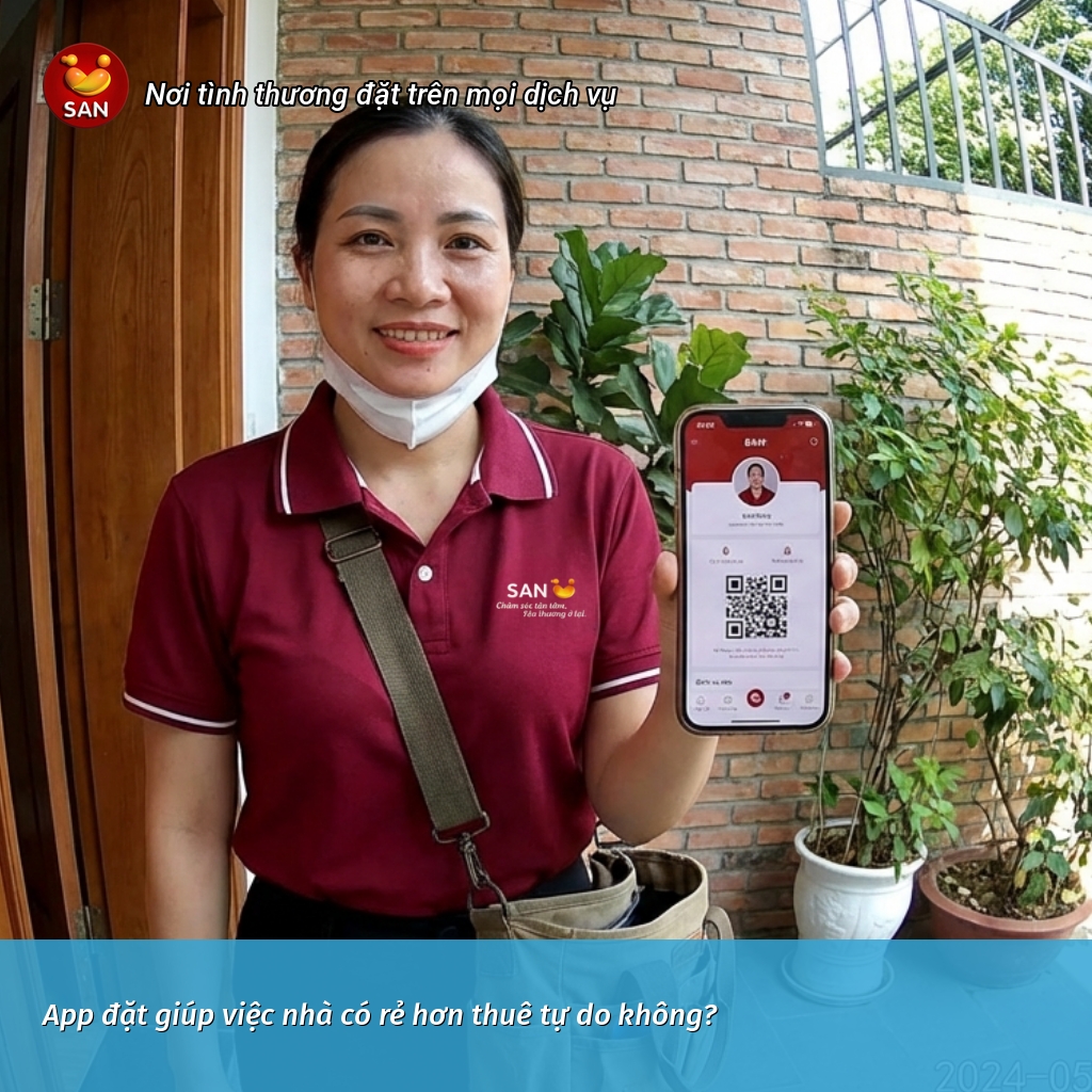 App đặt giúp việc nhà