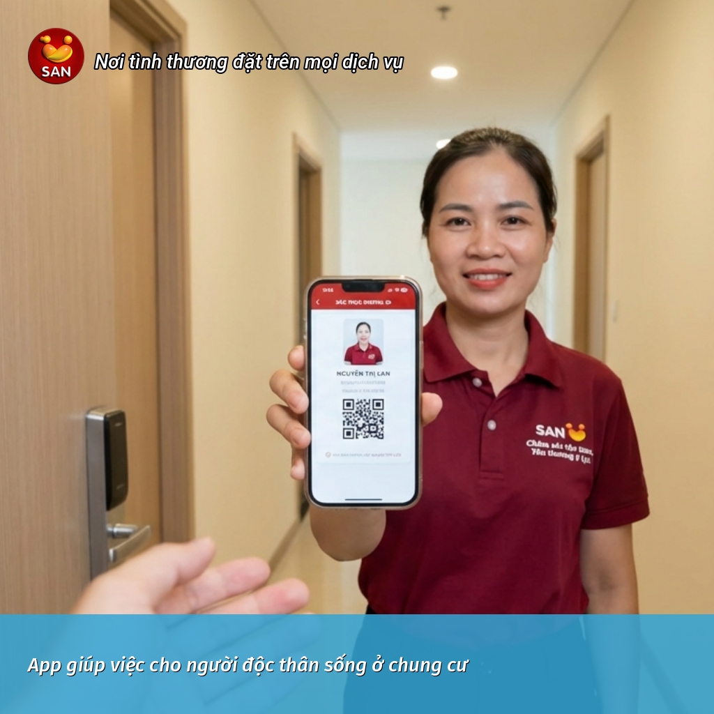 App giúp việc cho người độc thân