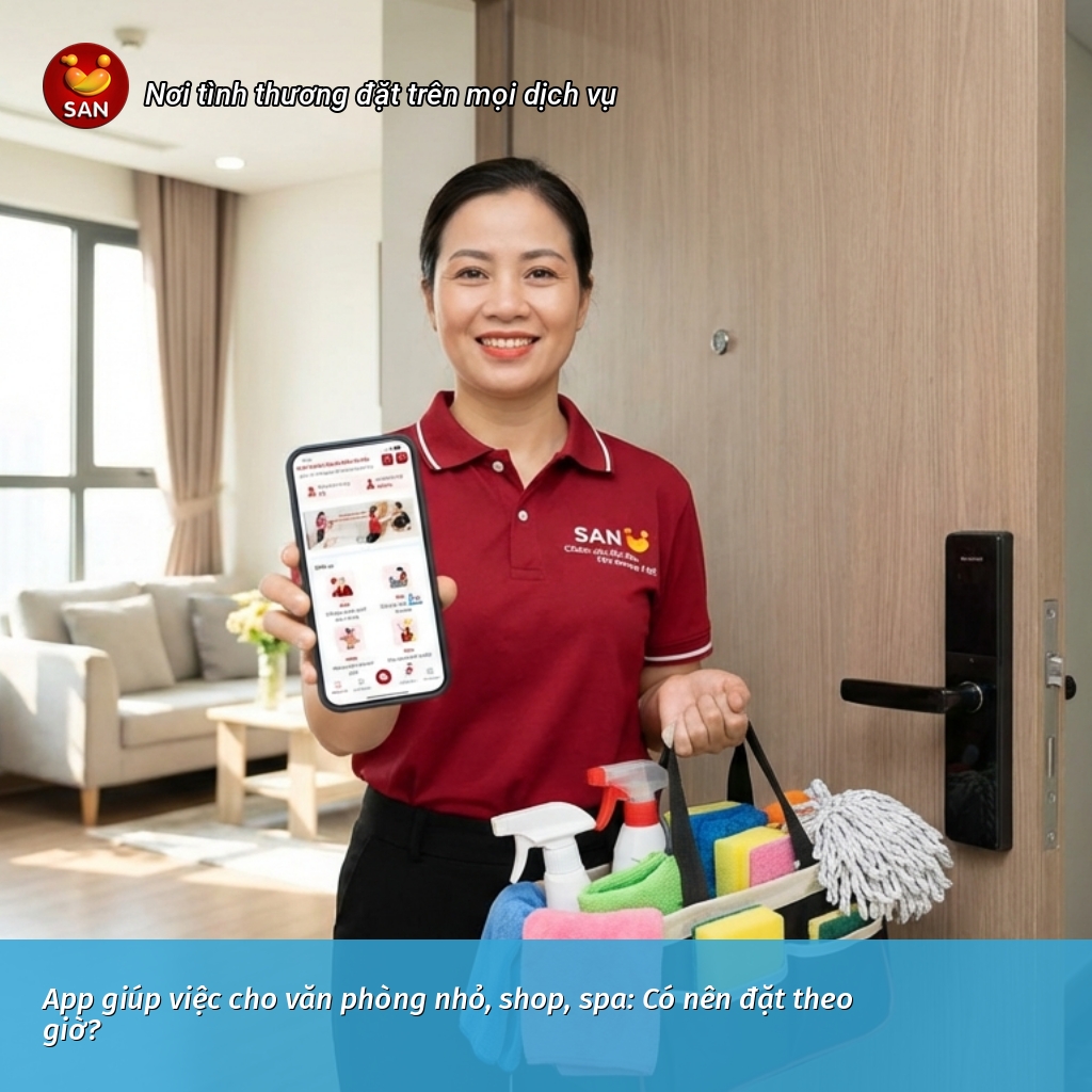 App giúp việc cho văn phòng nhỏ, shop, spa