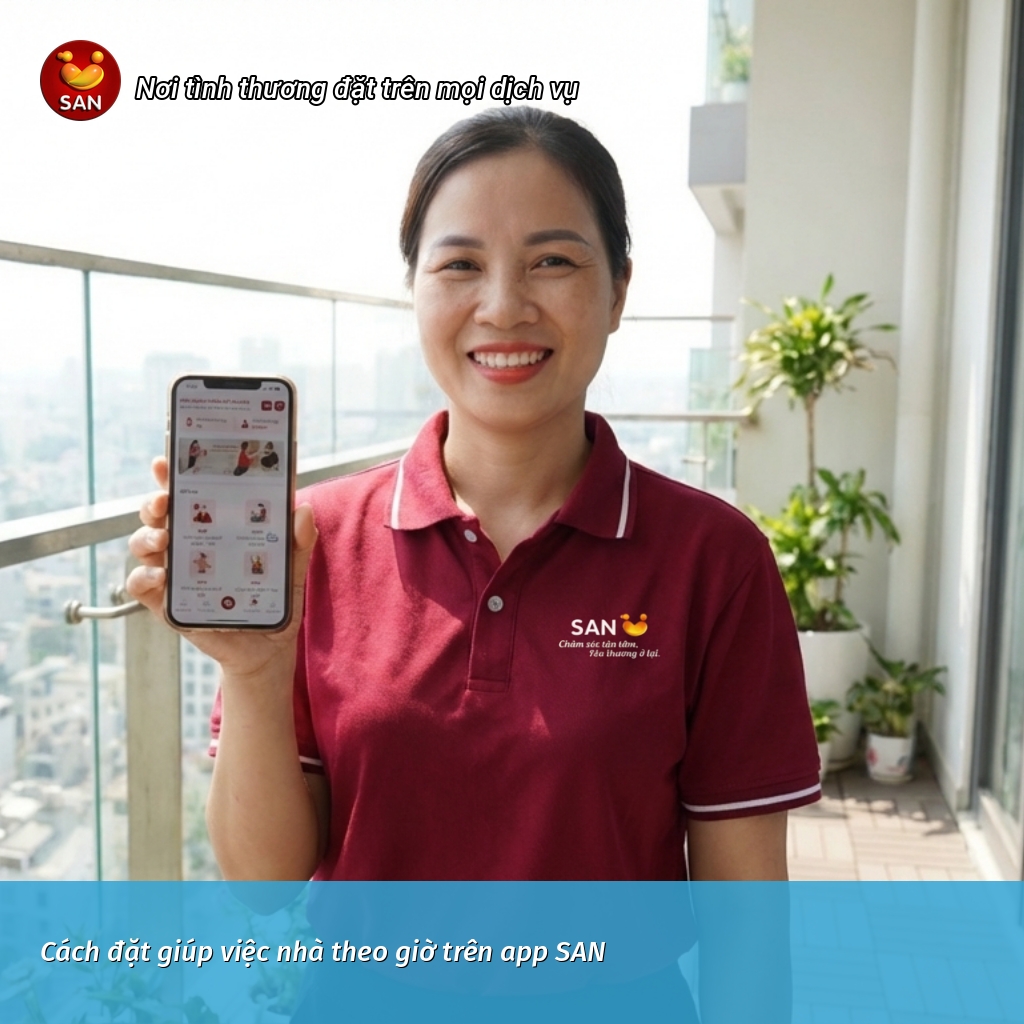 cách đặt giúp việc nhà theo giờ