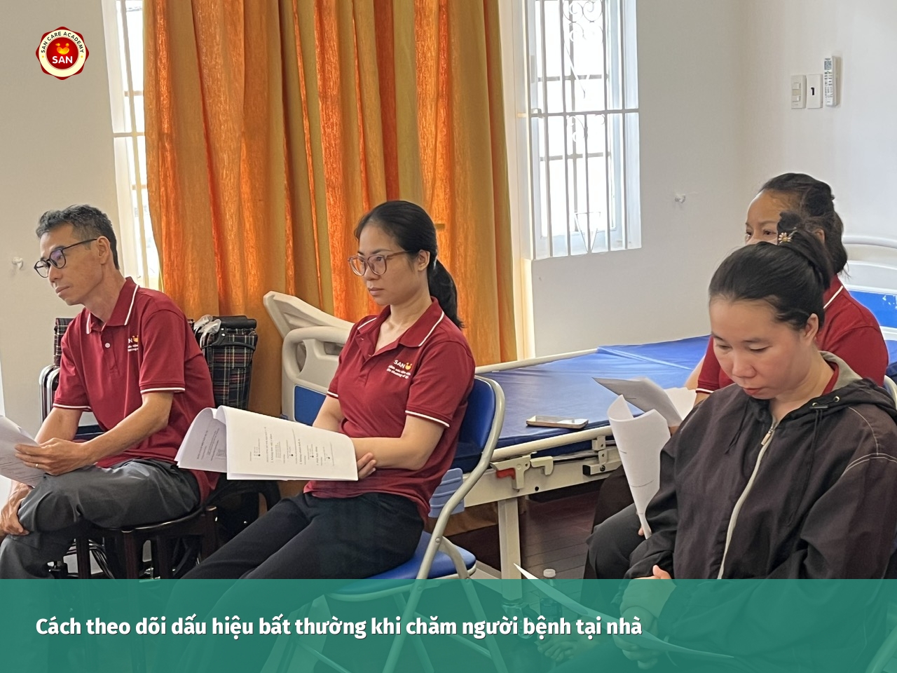 theo dõi dấu hiệu bất thường khi chăm người bệnh