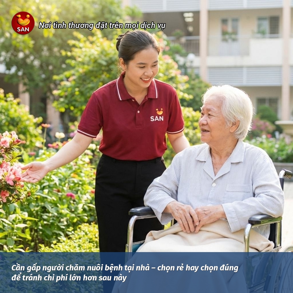 cần gấp người chăm nuôi bệnh tại nhà