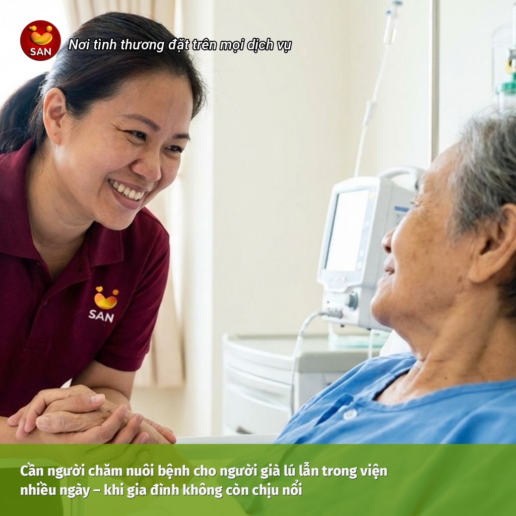 cần người chăm nuôi bệnh