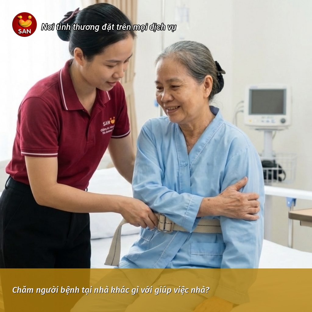 caring for the sick at home.
