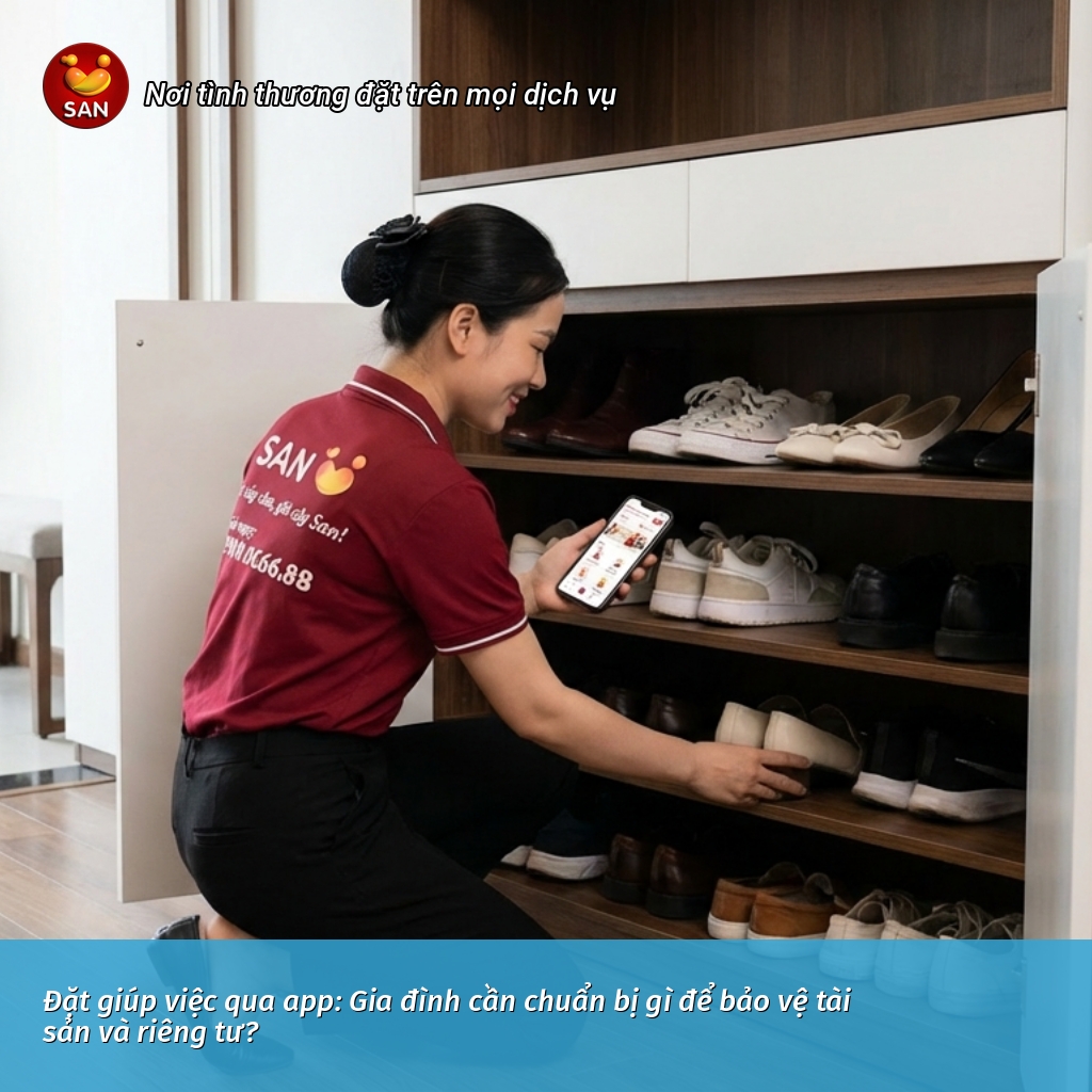 đặt giúp việc qua app