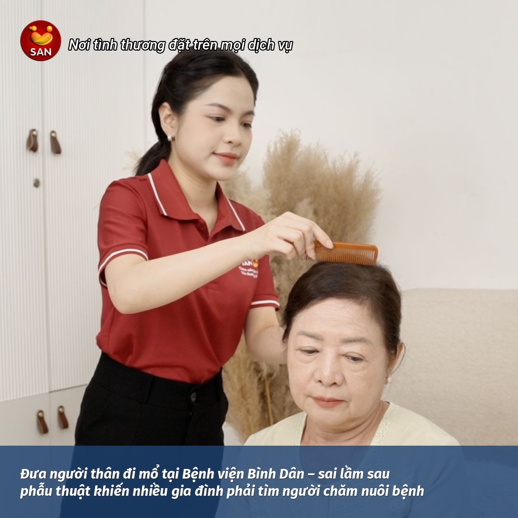 tìm người chăm nuôi bệnh tại nhà
