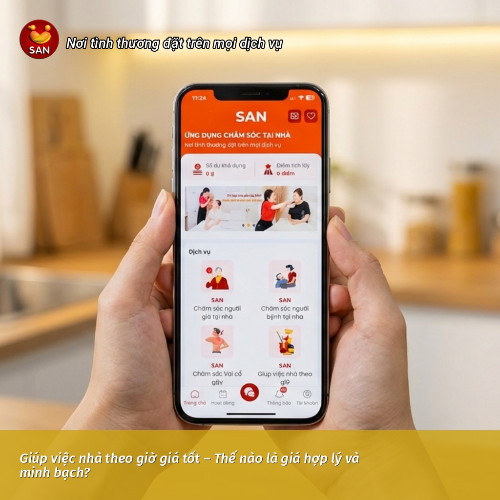 Giúp việc nhà theo giờ giá tốt
