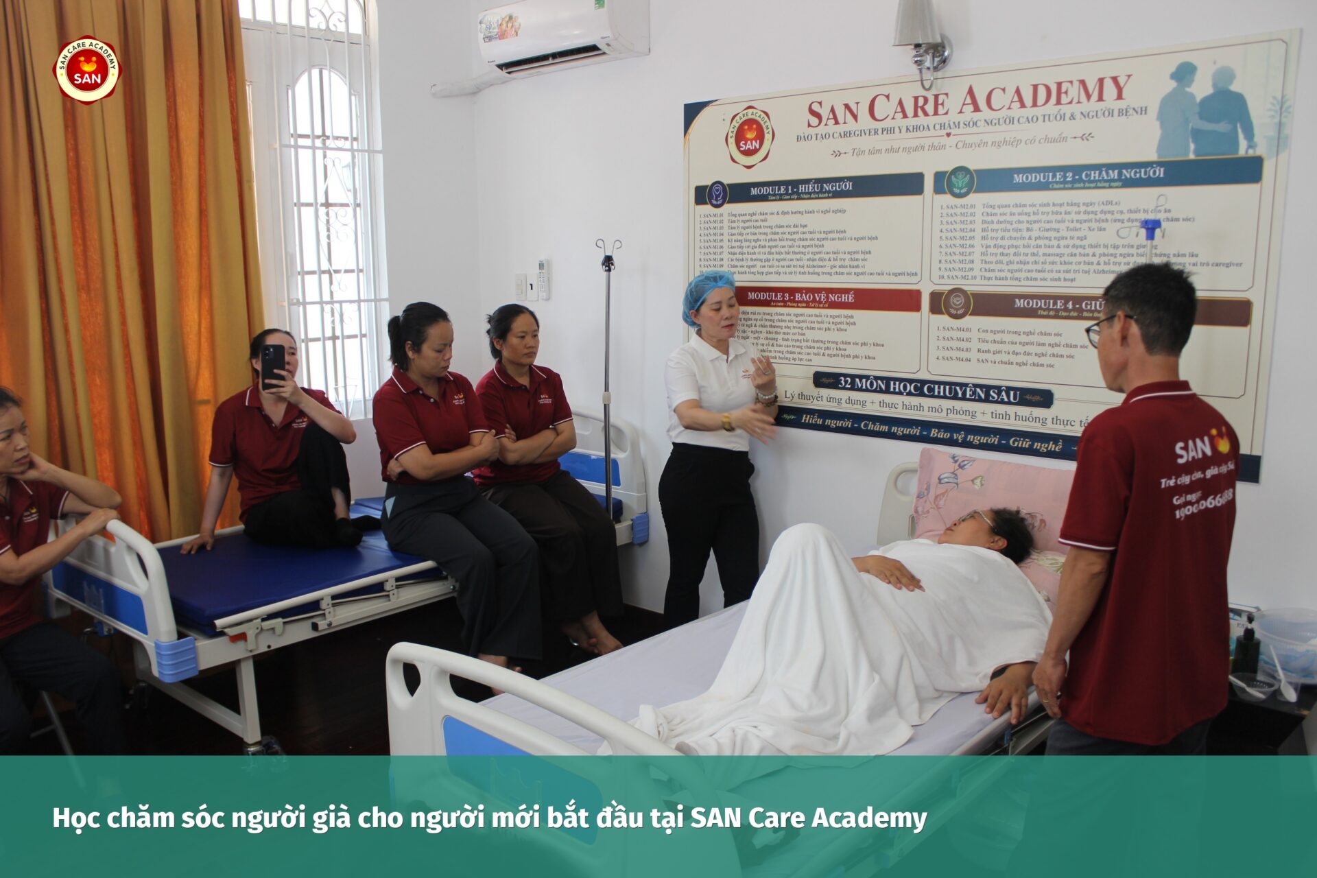 Learn how to care for the elderly.