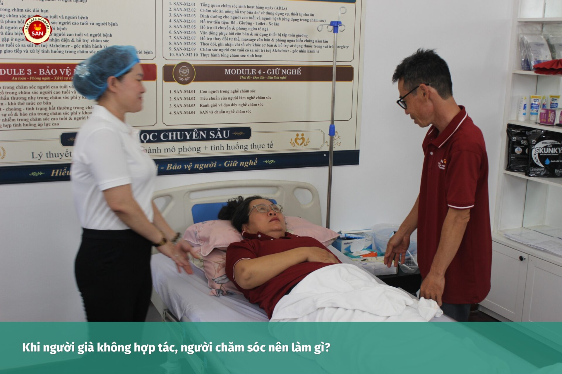 người già không hợp tác