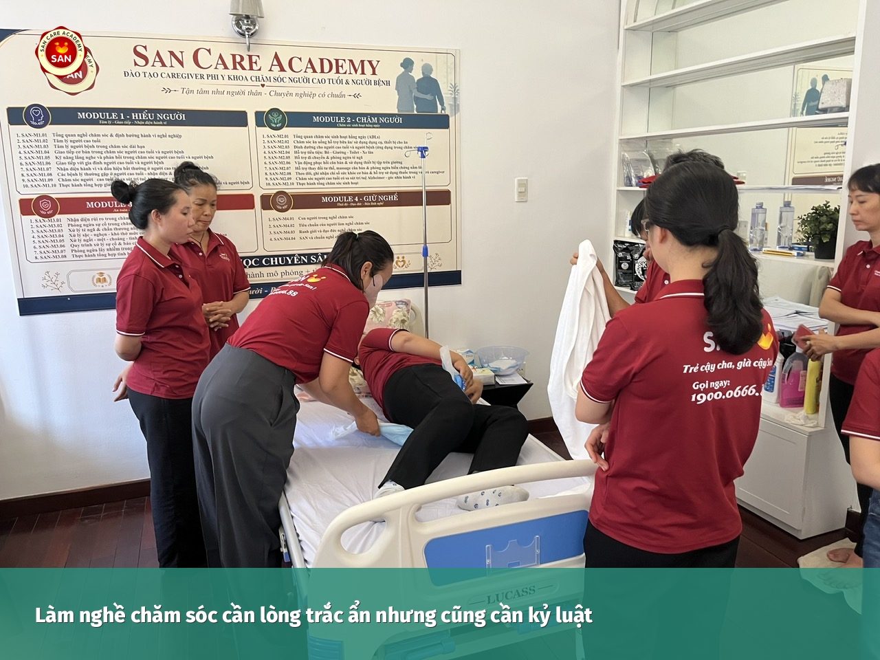 nghề chăm sóc cần lòng trắc ẩn và kỷ luật