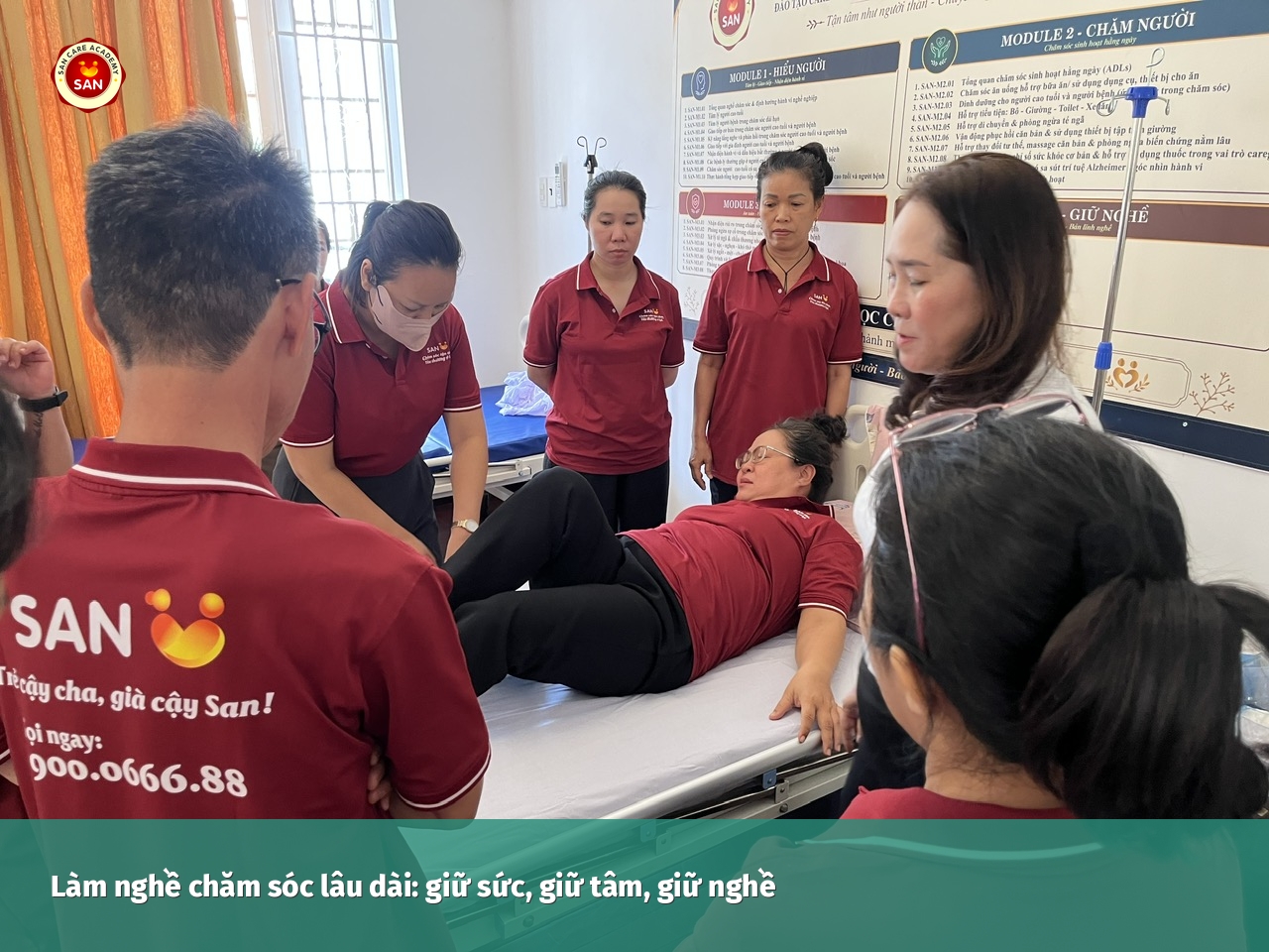 Làm nghề chăm sóc lâu dài