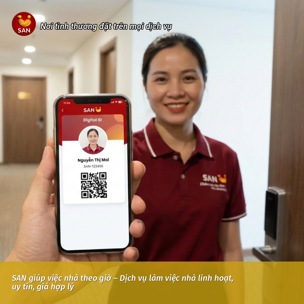 SAN giúp việc nhà theo giờ