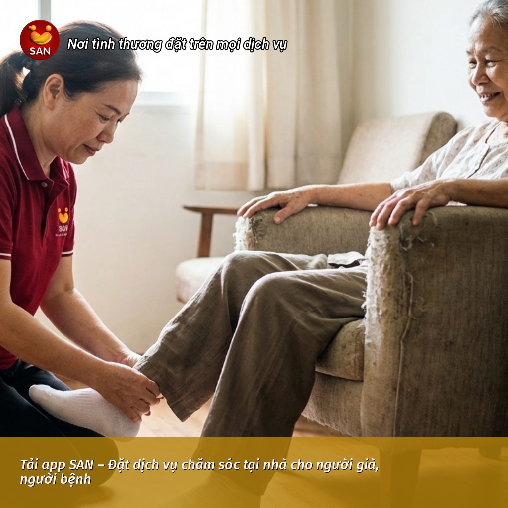 đặt dịch vụ chăm sóc tại nhà