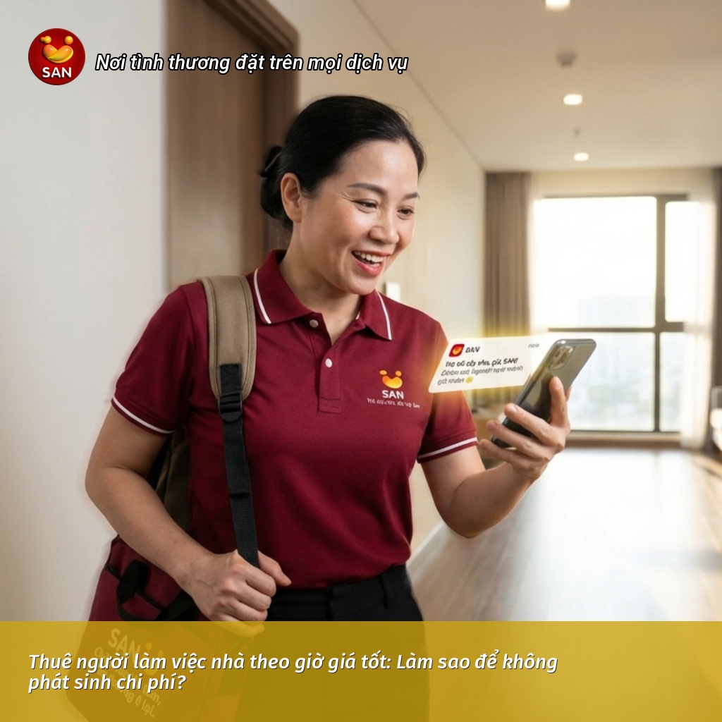 Thuê người làm việc nhà theo giờ