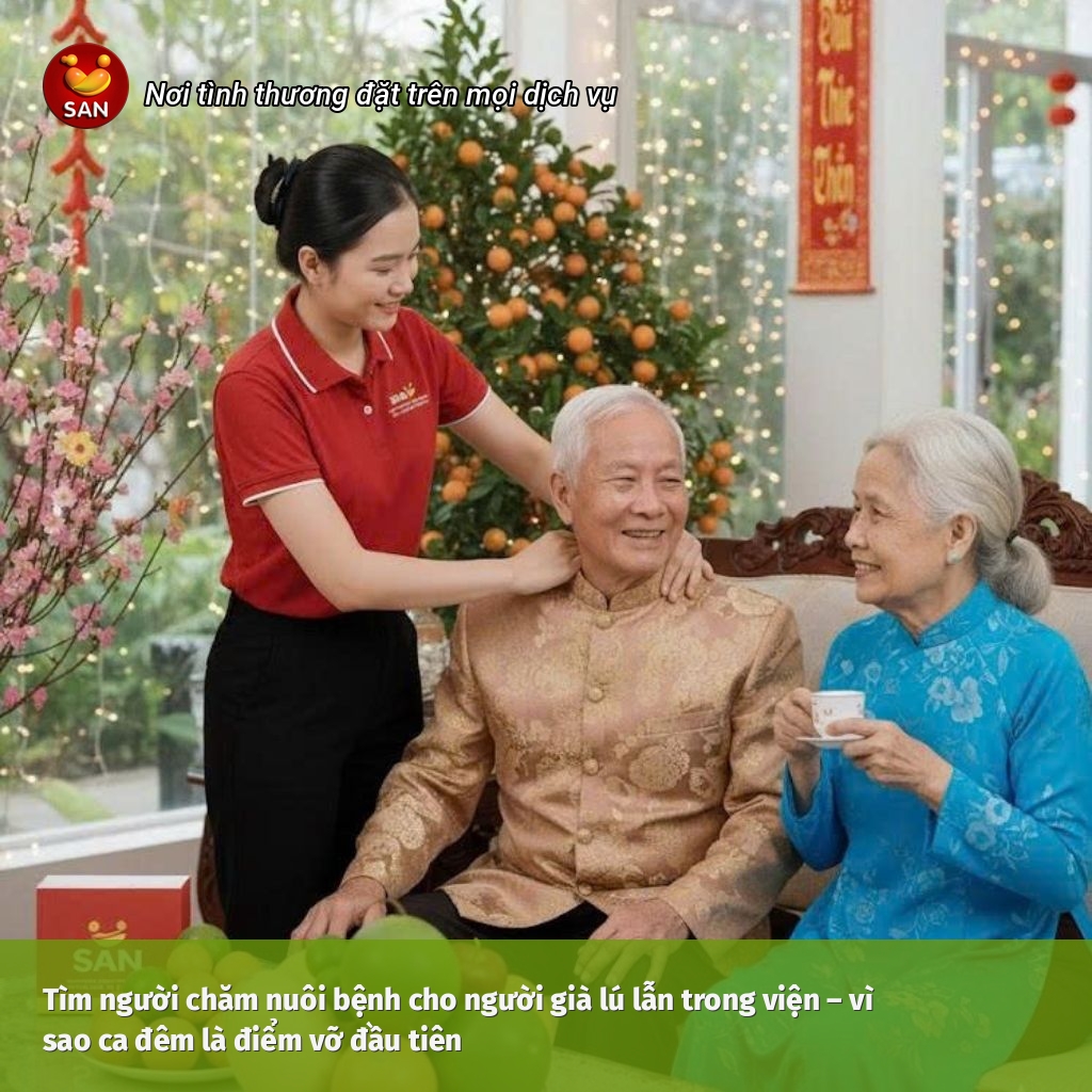 Tìm người chăm nuôi bệnh cho người già lú lẫn