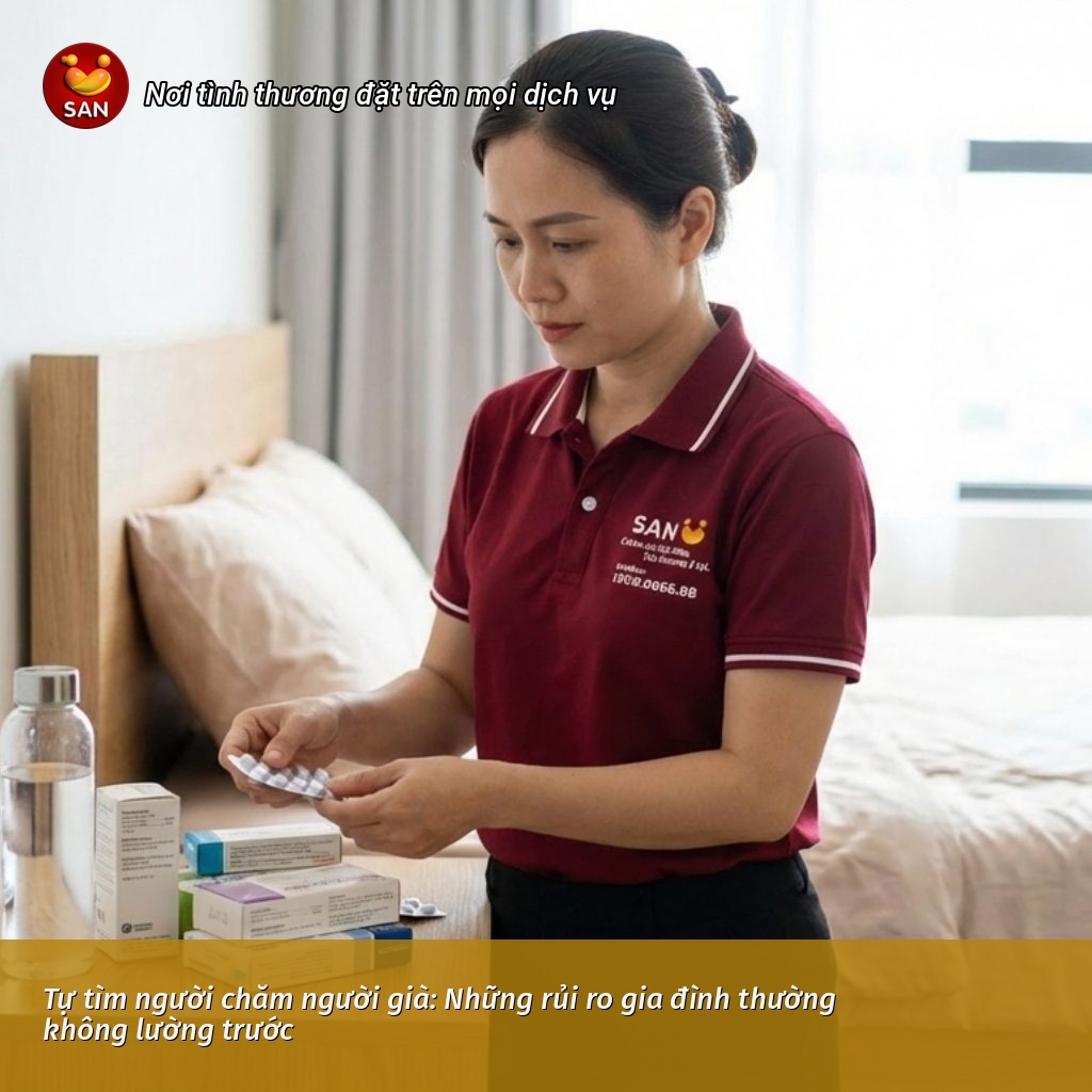 tự tìm người chăm người già