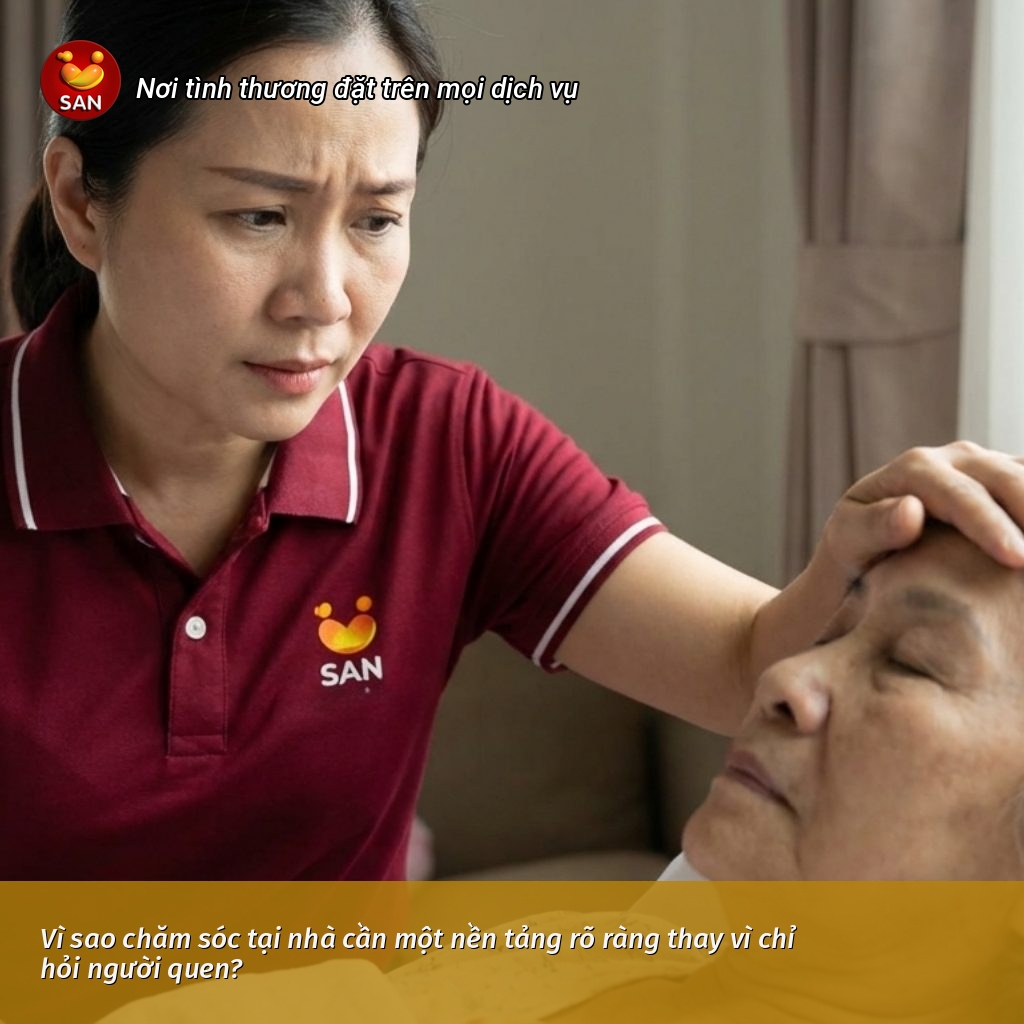 chăm sóc tại nhà cần nền tảng
