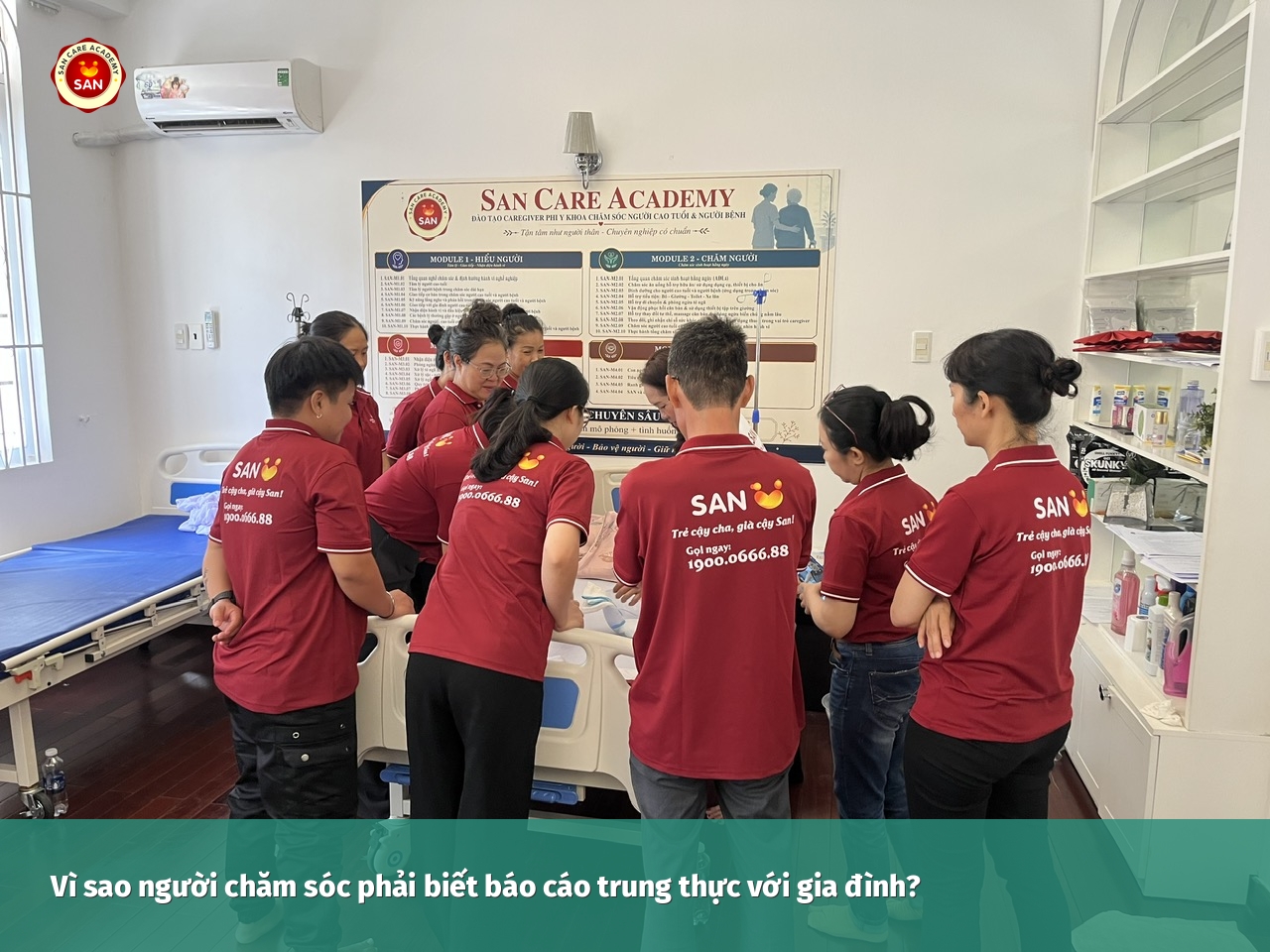 người chăm sóc phải biết báo cáo