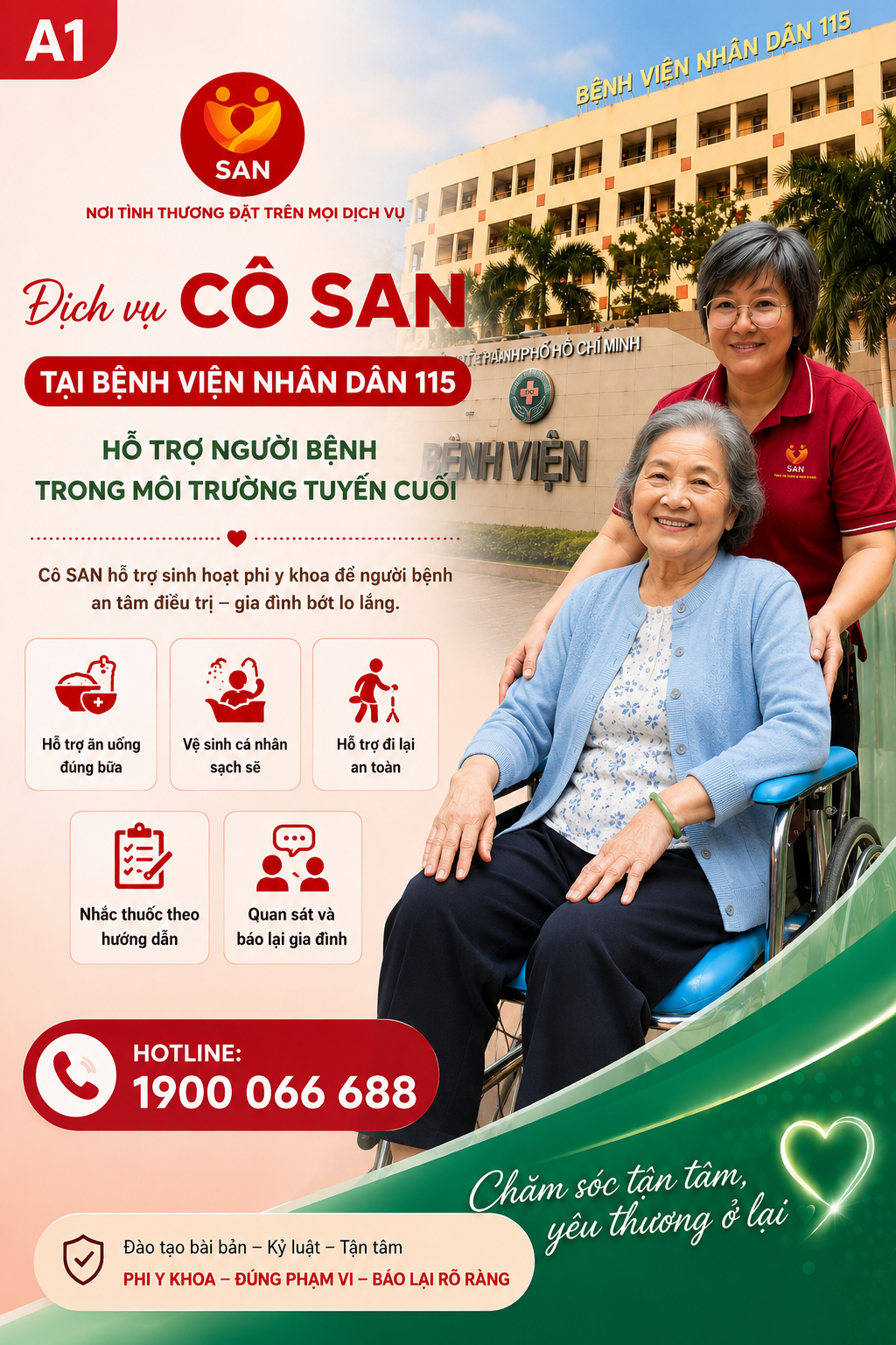 Dịch vụ Cô SAN tại Bệnh viện Nhân dân 115